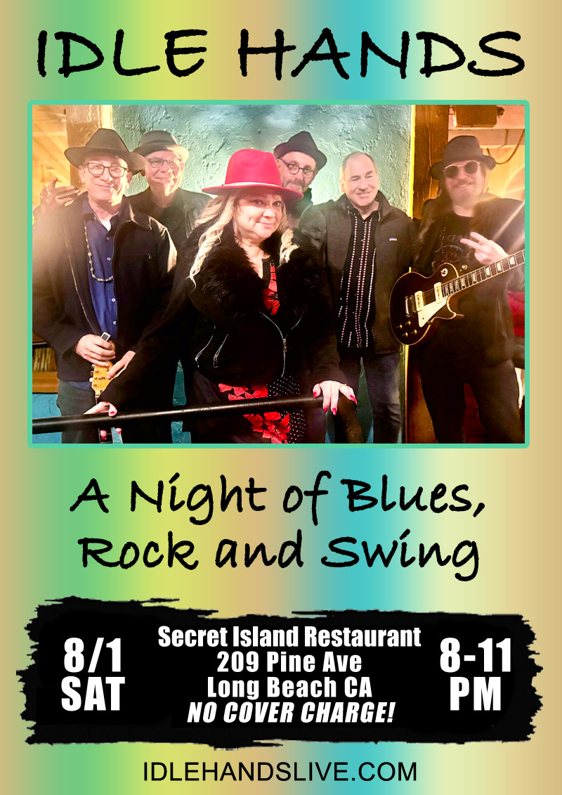 Idle Hands is Maria Schneider, Rob Fresco, Vince White, Bermuda Schwartz, and Paul Van Duine